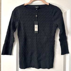 Talbots NWT Black Sweater